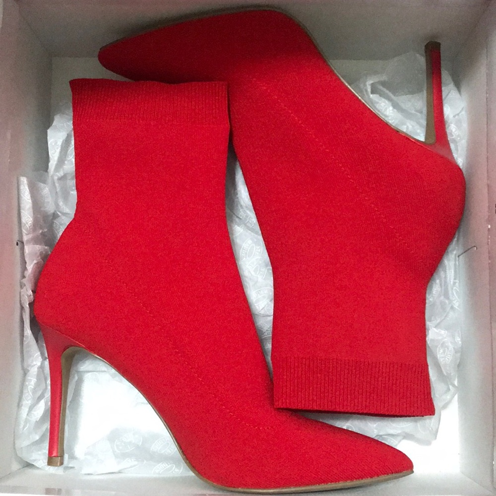 Steve Madden Claire Fabric Sock Booties